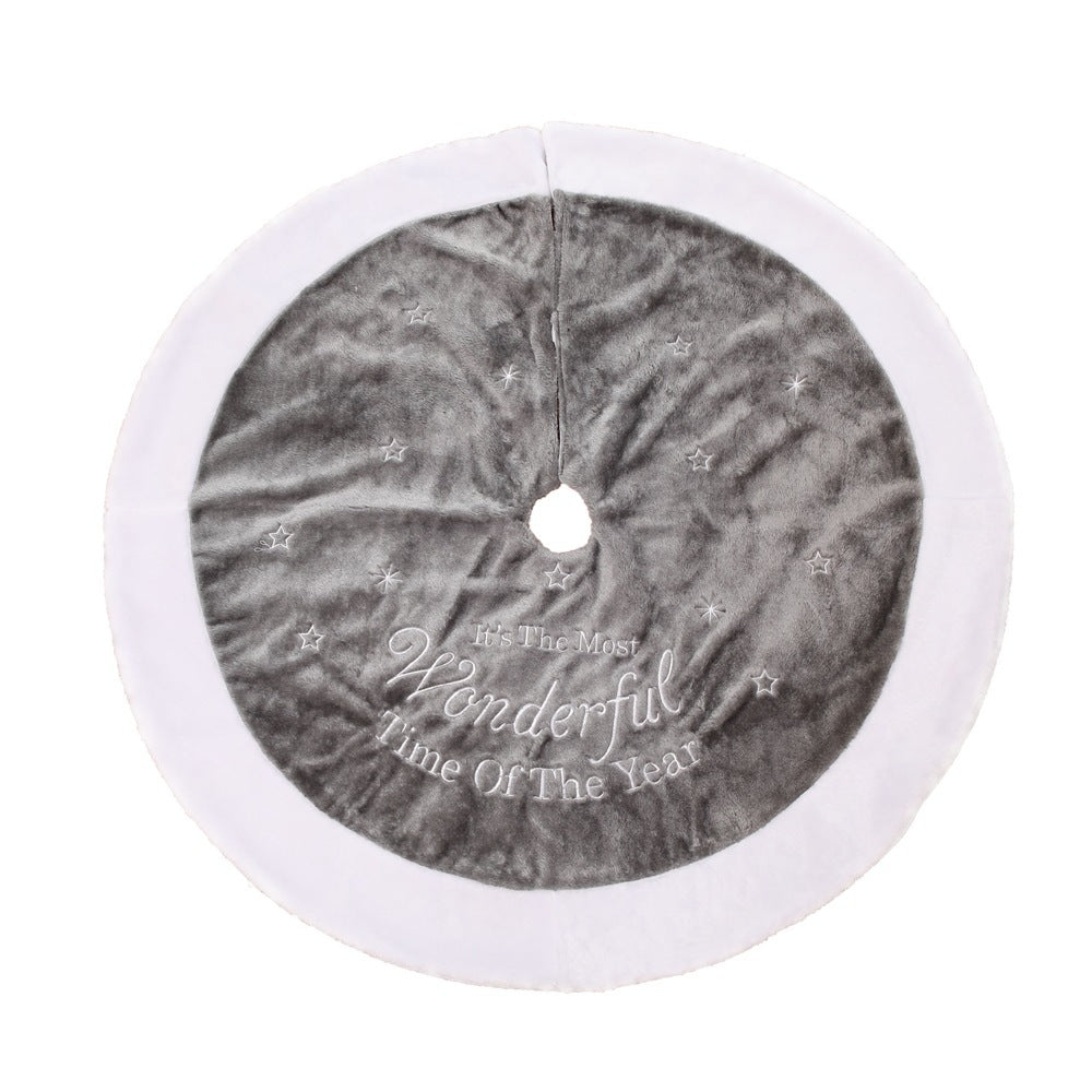 Christmas tree skirt scene matching