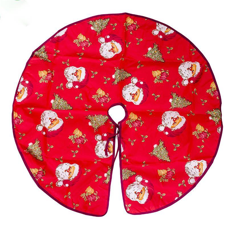 Christmas tree skirt scene matching