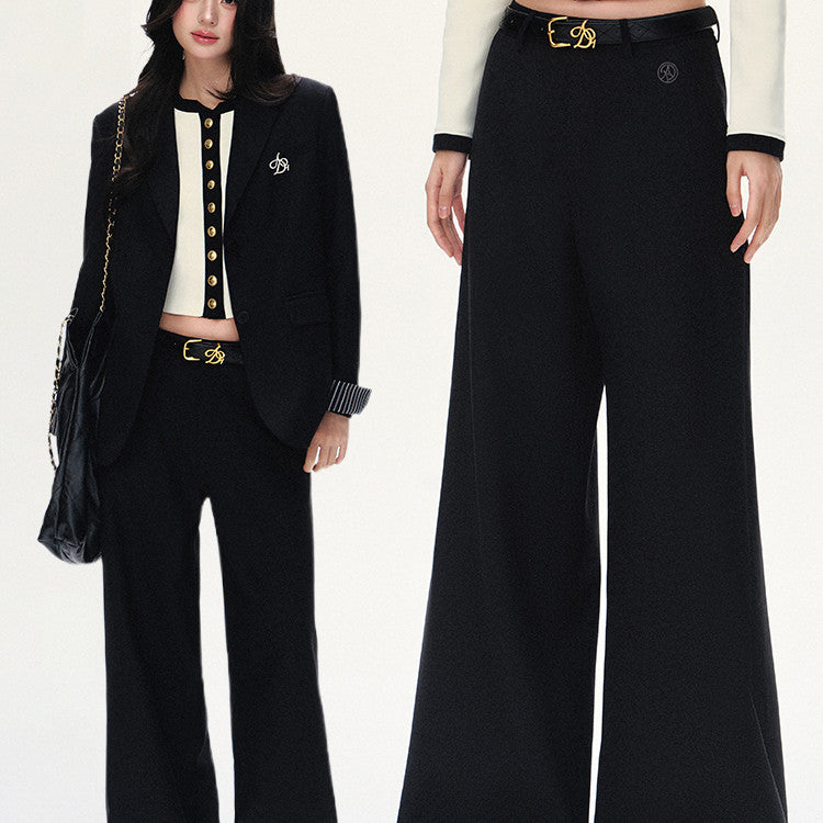 Wide Waist Suit Pants Simple Commute