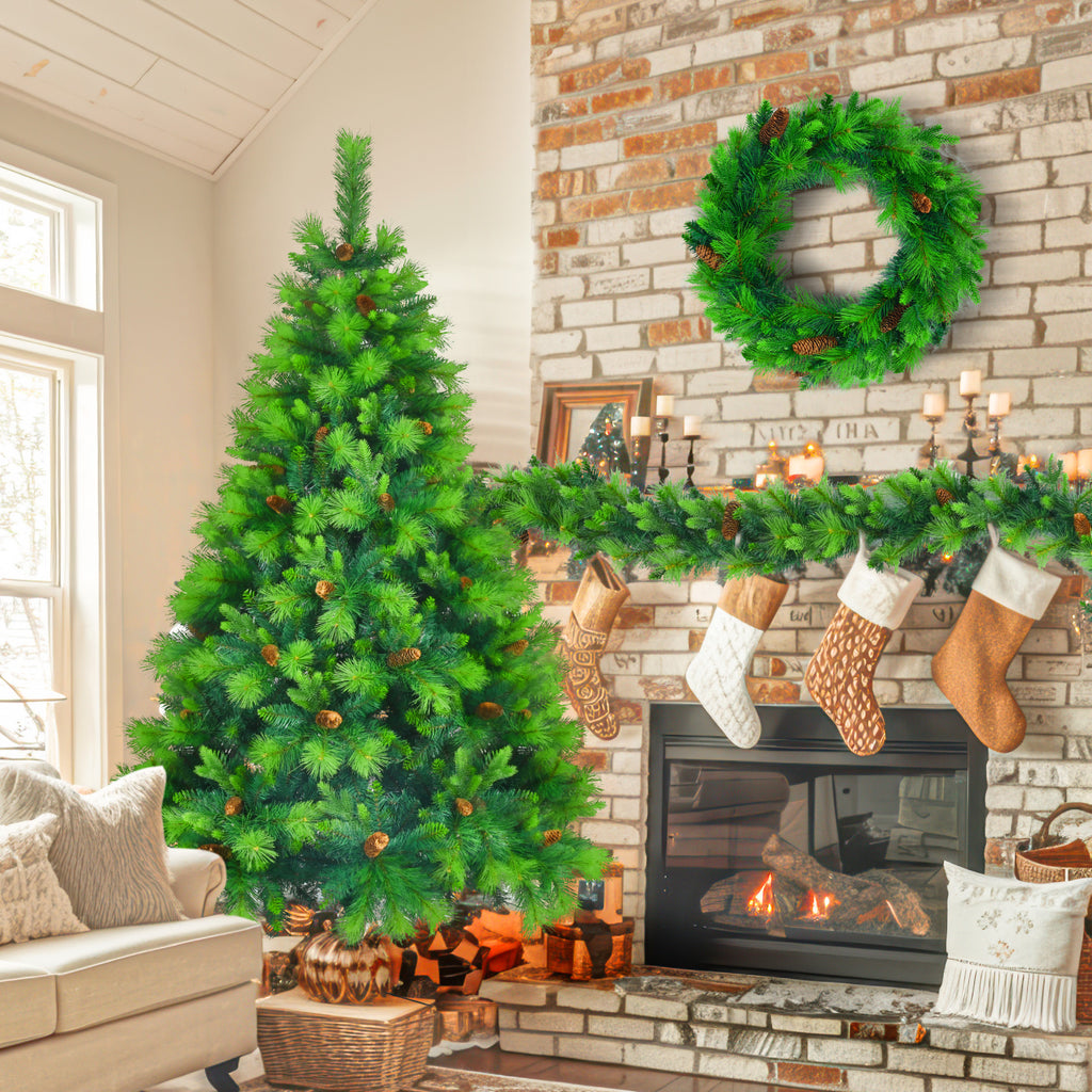 6 Feet Long Grass Green Christmas Tree