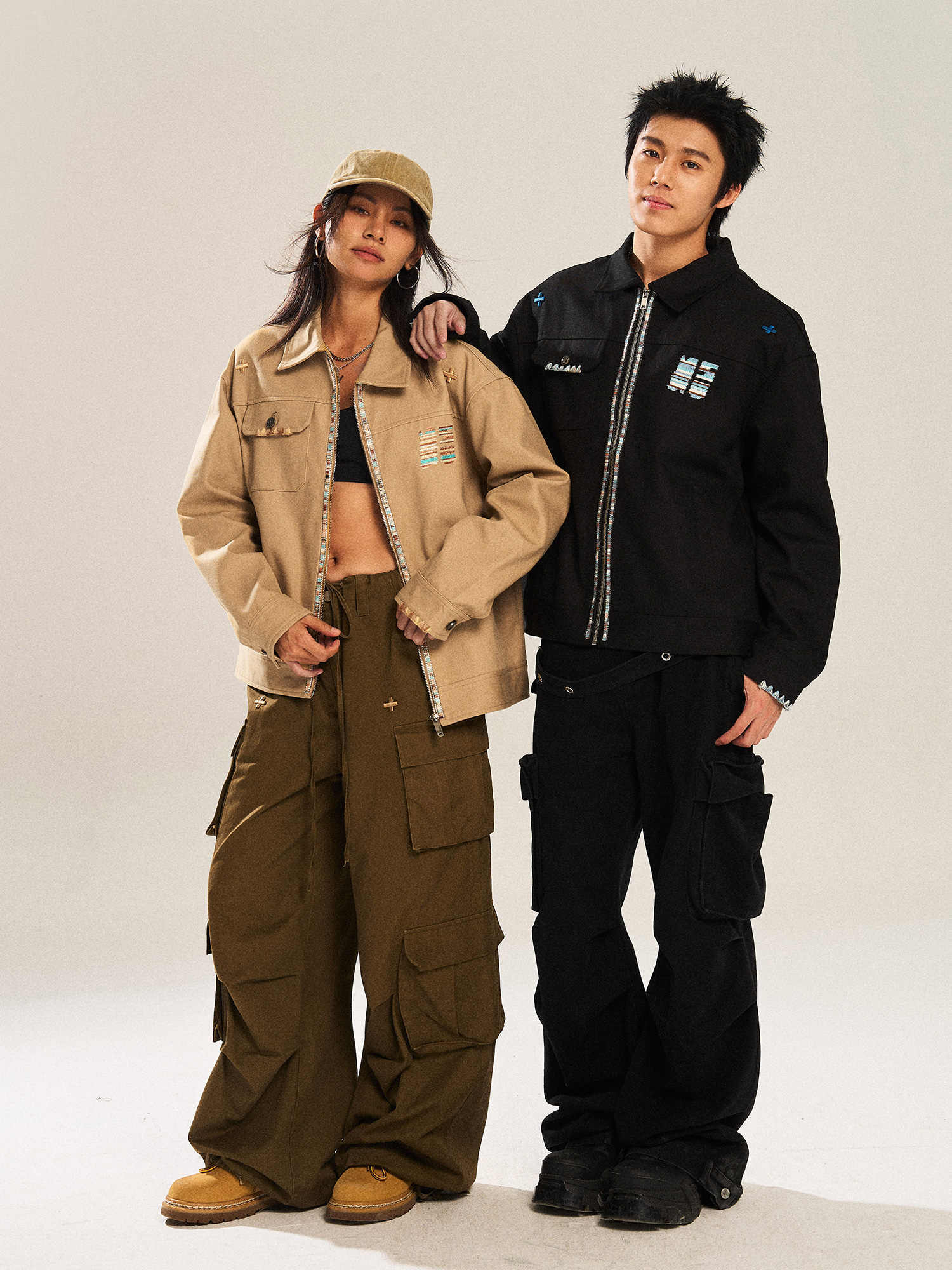 Lovers Wild Loose Vintage Overalls Jacket