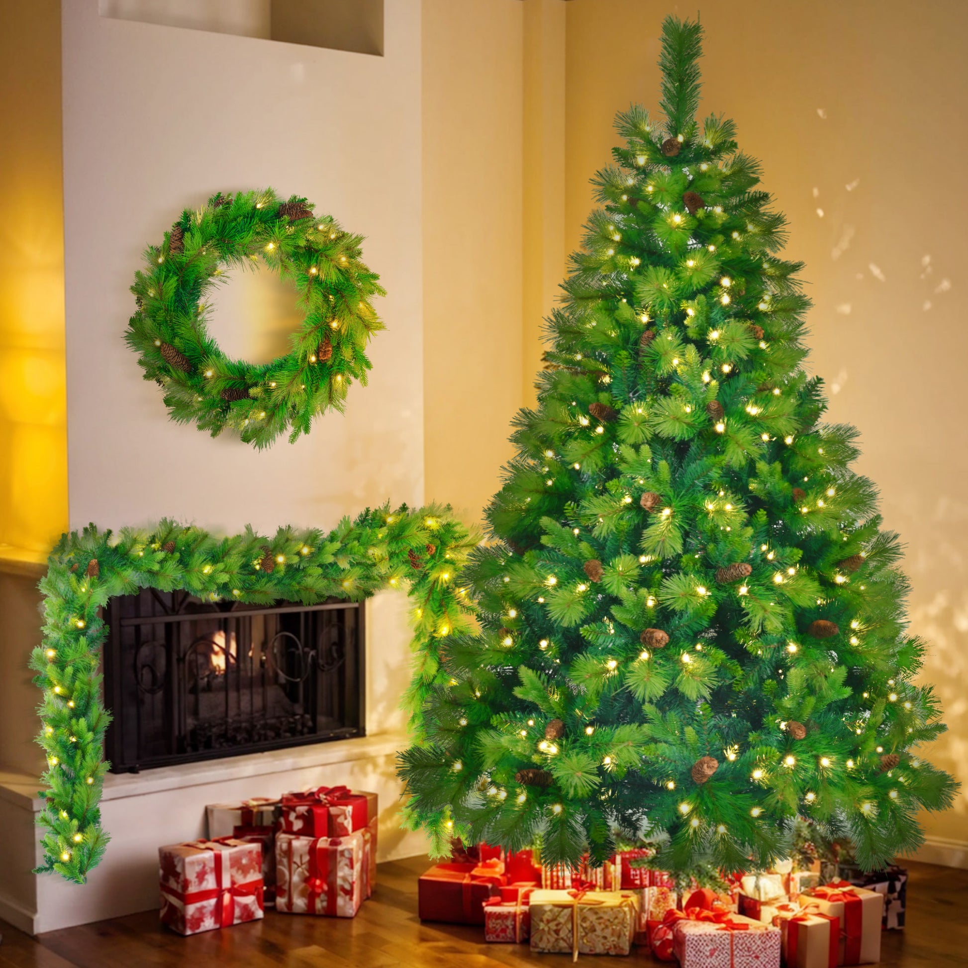 6 Feet Long Grass Green Christmas Tree