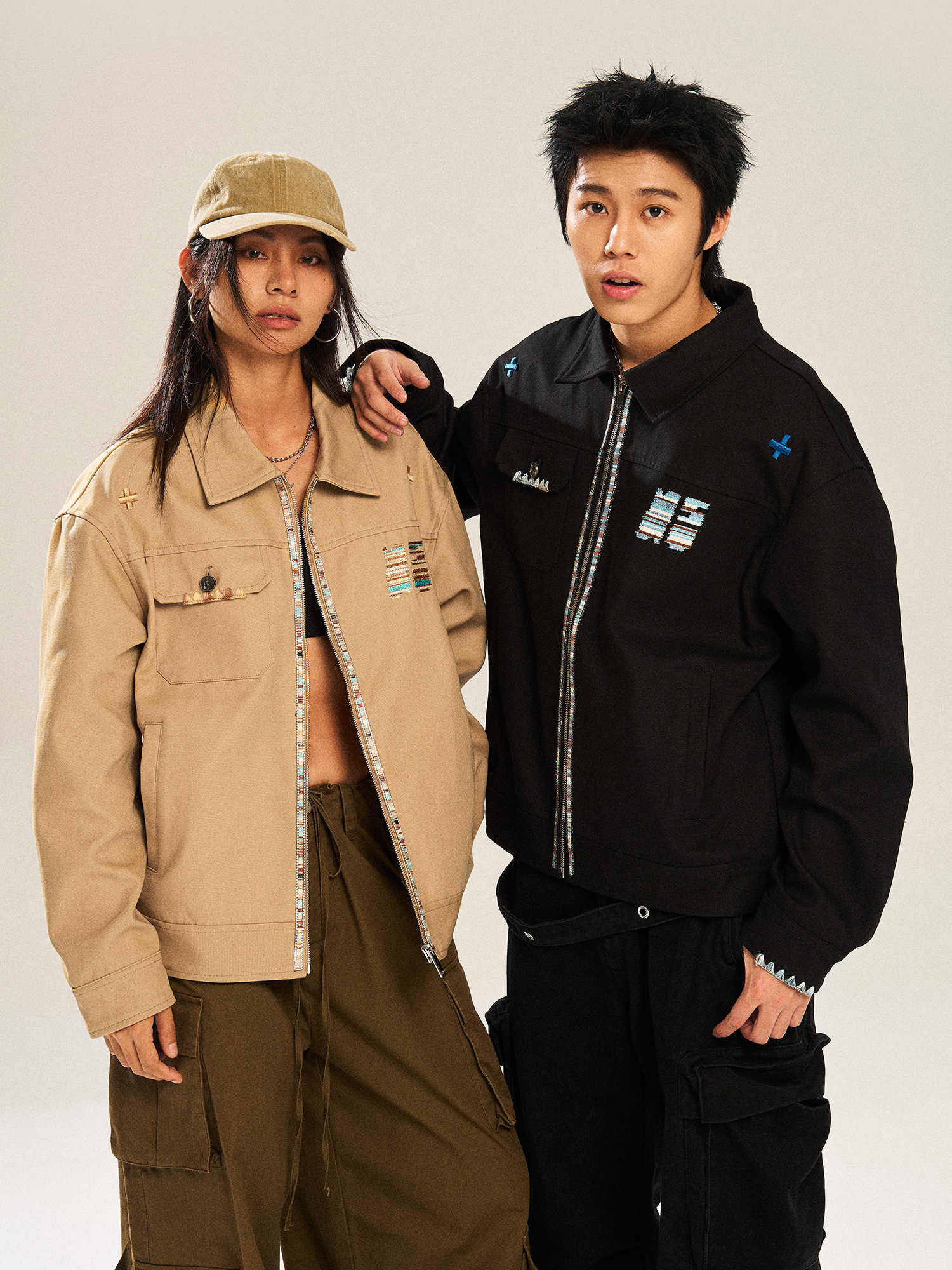 Lovers Wild Loose Vintage Overalls Jacket