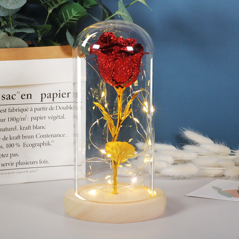 Eternal Rose Flowers LED Light Valentines gift