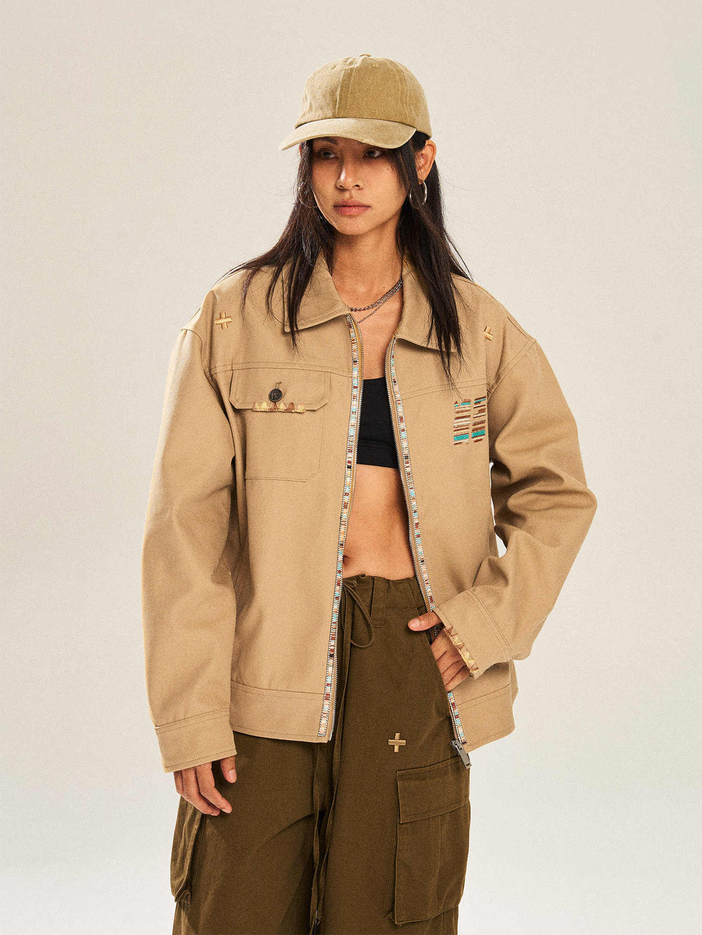 Lovers Wild Loose Vintage Overalls Jacket